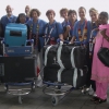 Insieme con le suore all'arrivo a Hyderabad